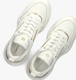 witte twinset milano lage sneakers 251tcp054