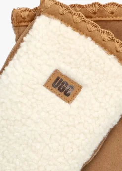witte ugg handschoenen uggfluff scalloped mitten