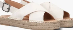witte via vai platte sandalen mondi sun