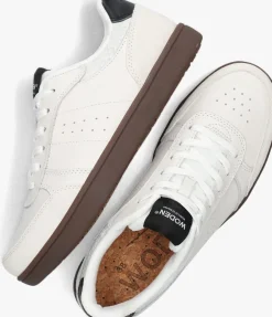 witte woden lage sneakers bjork mix