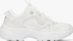 witte woden lage sneakers sif reflective