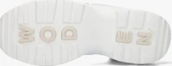 witte woden lage sneakers sif reflective
