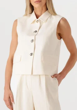 zand herskind gilet brian vest - gold buttons