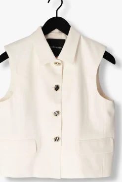 zand herskind gilet brian vest - gold buttons