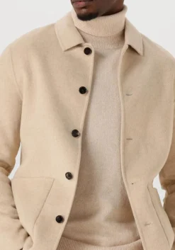 zand profuomo overshirt overshirt wool button