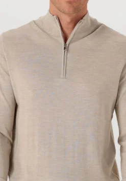 zand profuomo trui pullover half zip merino