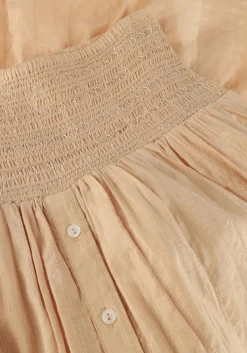 zand ruby tuesday maxirok sali long skirt with smock waistband and full placket