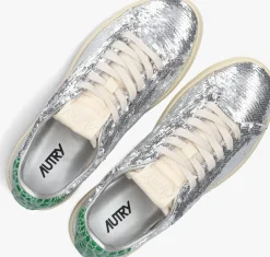 zilveren autry lage sneakers dallas low wom