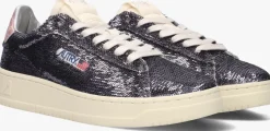 zilveren autry lage sneakers dallas low wom
