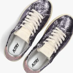 zilveren autry lage sneakers dallas low wom