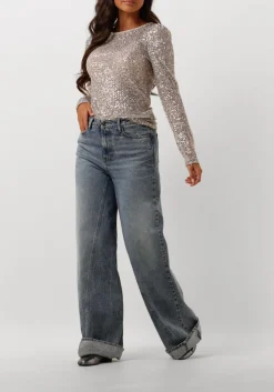 zilveren bruuns bazaar tops & t-shirts ilex round neck