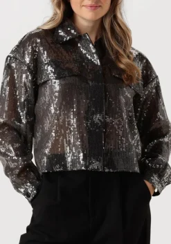 zilveren copenhagen muse blouses cmtrucker-jacket