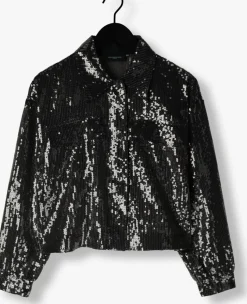 zilveren copenhagen muse blouses cmtrucker-jacket