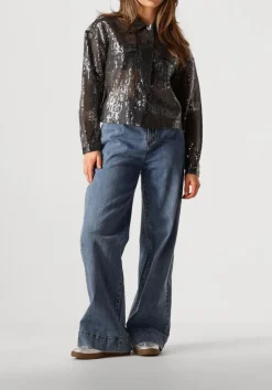 zilveren copenhagen muse blouses cmtrucker-jacket