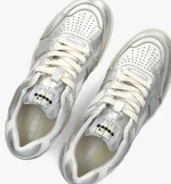 zilveren diadora heritage lage sneakers b.560 metal wn
