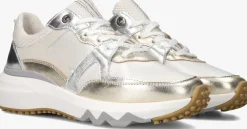 zilveren floris van bommel lage sneakers sfw-10111