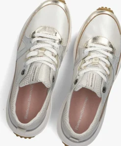 zilveren floris van bommel lage sneakers sfw-10111