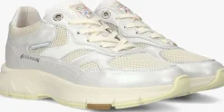 zilveren floris van bommel lage sneakers sfw-10133 daysi