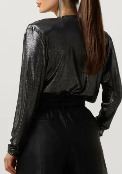 zilveren gestuz top maddix blouse