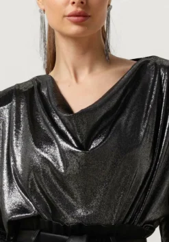 zilveren gestuz top maddix blouse