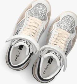 zilveren ghoud hoge sneakers glitter mid sneaker