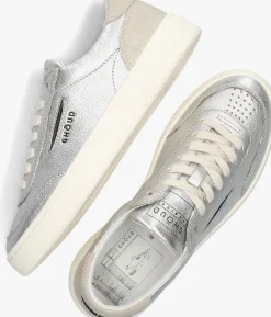 zilveren ghoud lage sneakers lido