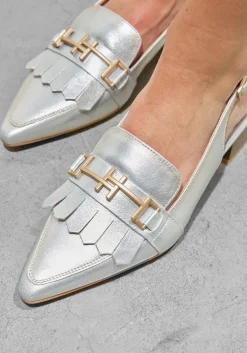 zilveren hispanitas slingbacks chv253817