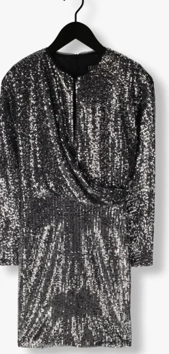 zilveren ibana mini jurk felicity