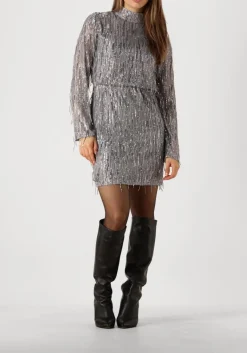 zilveren ibana mini jurk frasy