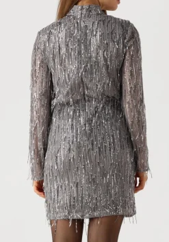 zilveren ibana mini jurk frasy