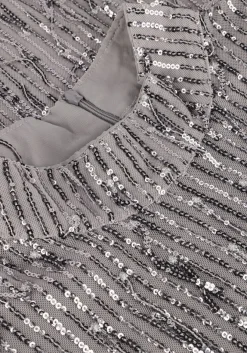 zilveren ibana mini jurk frasy