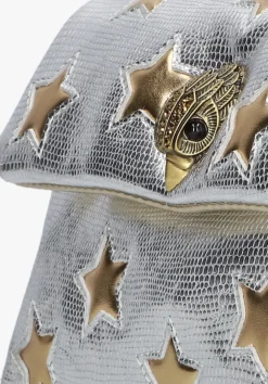 zilveren kurt geiger london schoudertas md soft kensington star