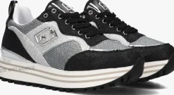 zilveren liu jo lage sneakers liu jo maxi wonder 73