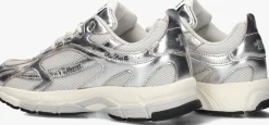 zilveren mercer amsterdam lage sneakers the re-run pineapple 2.0