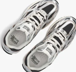 zilveren mercer amsterdam lage sneakers the re-run pineapple 2.0