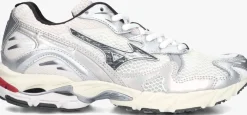 zilveren mizuno lage sneakers wave rider 10 premium dames