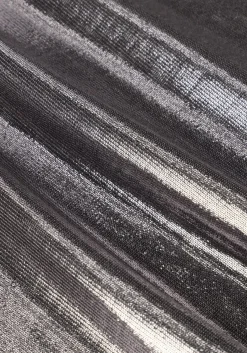 zilveren mos mosh top mmnivola o-neck metallic tee