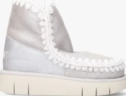 zilveren mou vachtlaarzen eskimo 18 bounce