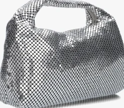 zilveren núnoo schoudertas dandy metal