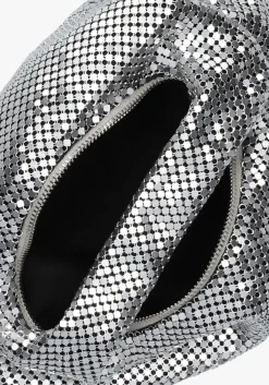 zilveren núnoo schoudertas dandy metal