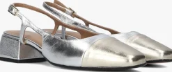 zilveren notre-v slingbacks 08-224