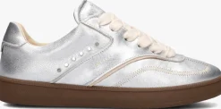 zilveren nubikk lage sneakers ray owen studs
