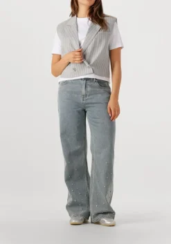 zilveren nubikk lage sneakers riley morgan