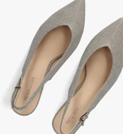 zilveren peter kaiser slingbacks 79643te