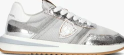 zilveren philippe model lage sneakers tropez 2.1 low