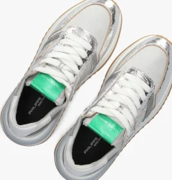 zilveren philippe model lage sneakers tropez 2.1 low