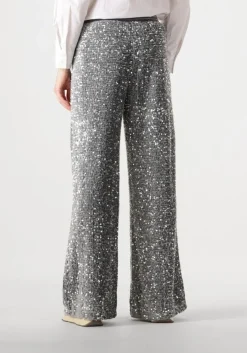 zilveren summum broeken pants sequins velour