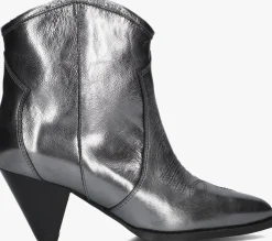 zilveren toral enkellaarsjes cream