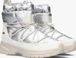 zilveren ugg snowboots yose puffer mid metallic
