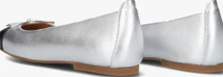 zilveren unisa ballerina's belle